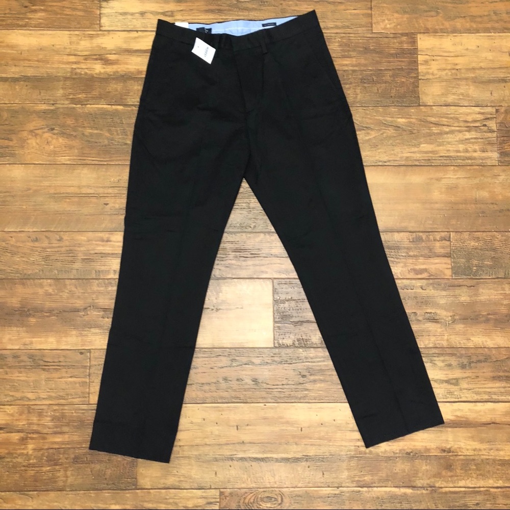 NWT J. Crew Slim Bedford Black Pants